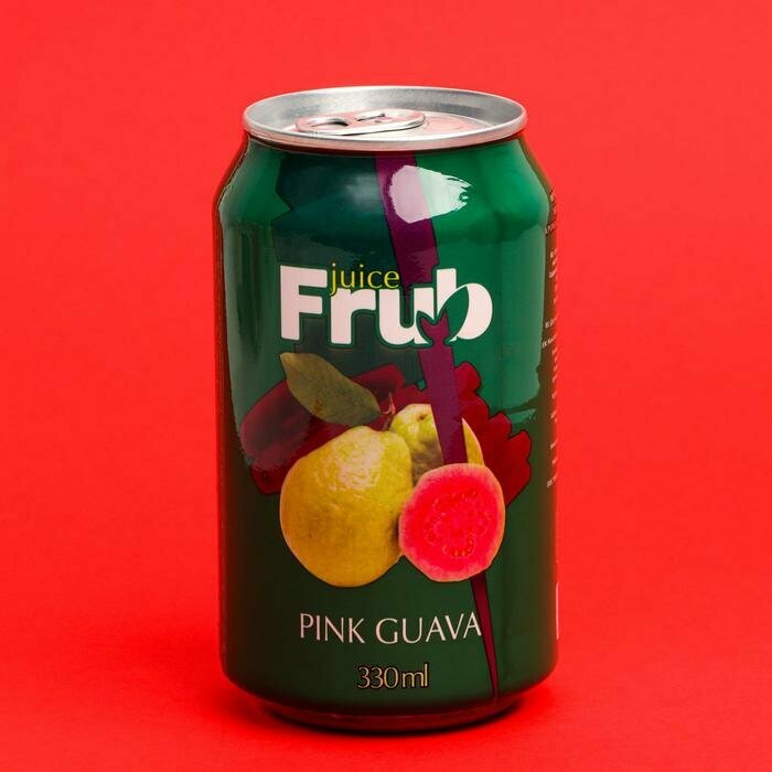 Напиток безалкогольный Frub «Розовая гуава» сокосодержащий, 330 мл - фотография № 1
