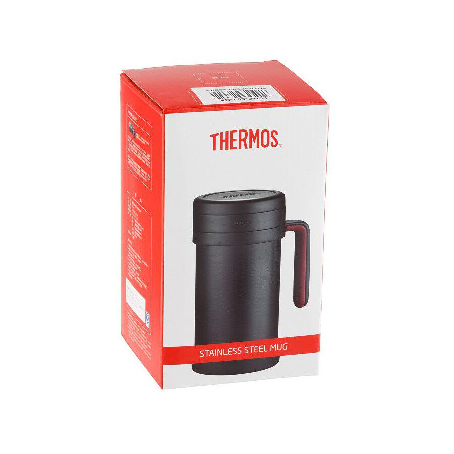 Термос из нерж. стали с ситом тм THERMOS TCMF-501 0.5L - фотография № 4