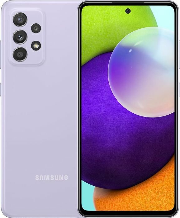 Смартфон Samsung Galaxy A52 8/256Gb (SM-A525FLVICAU), лаванда