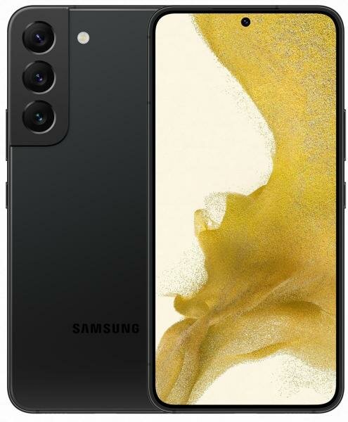 Смартфон Samsung SM-S901E Galaxy S22 128Gb 8Gb черный моноблок 3G 4G 2Sim 6.1 1080x2340 Android 802.11 a/b/g/n/ac/ax NFC GPS TouchSc