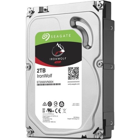 2TB Seagate Ironwolf (ST2000VN004) {SATA 6.0Gb/s, 5900 rpm, 64mb buffer, 3.5",для NAS}