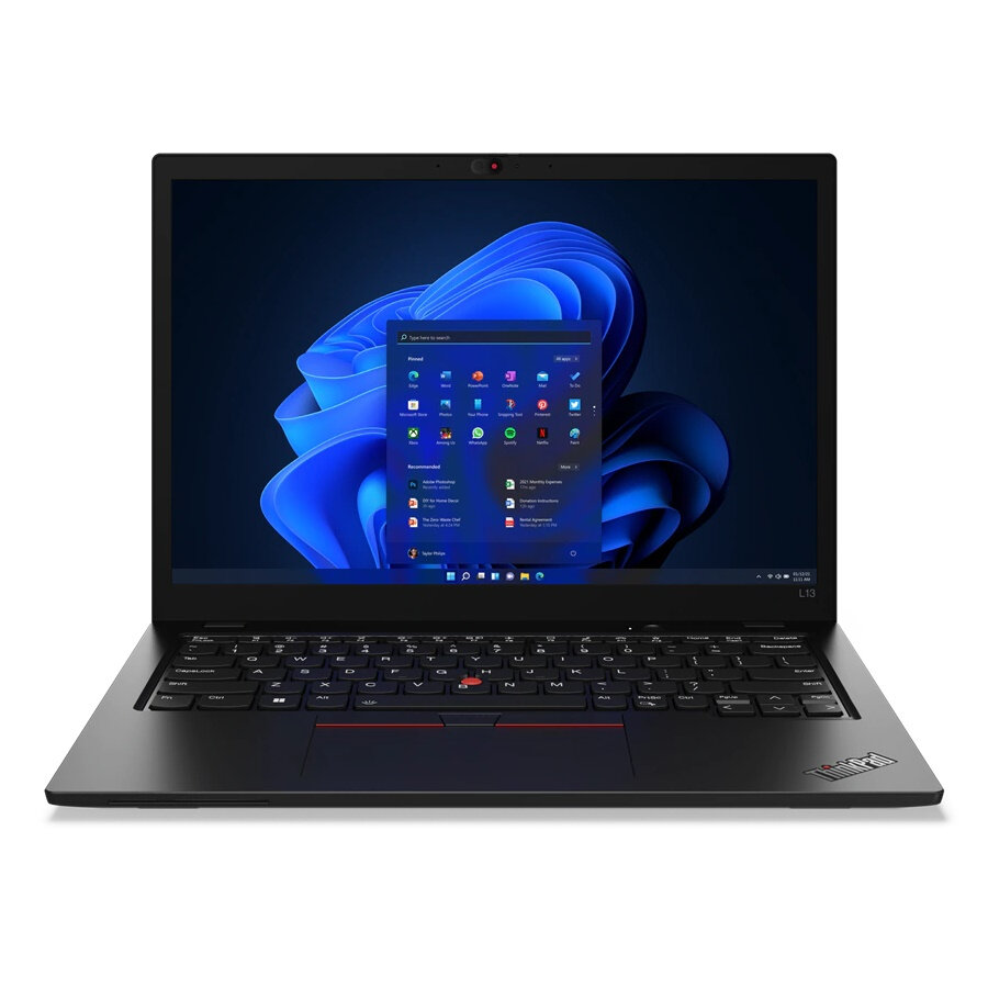 Ноутбук Lenovo ThinkPad L13 Gen 3, 13.3" (1920x1200) IPS/AMD Ryzen 5 5675U/8ГБ DDR4/256ГБ SSD/Radeon Graphics/Windows 11 Pro/Английская клавиатура, черный [21BAS16P00]