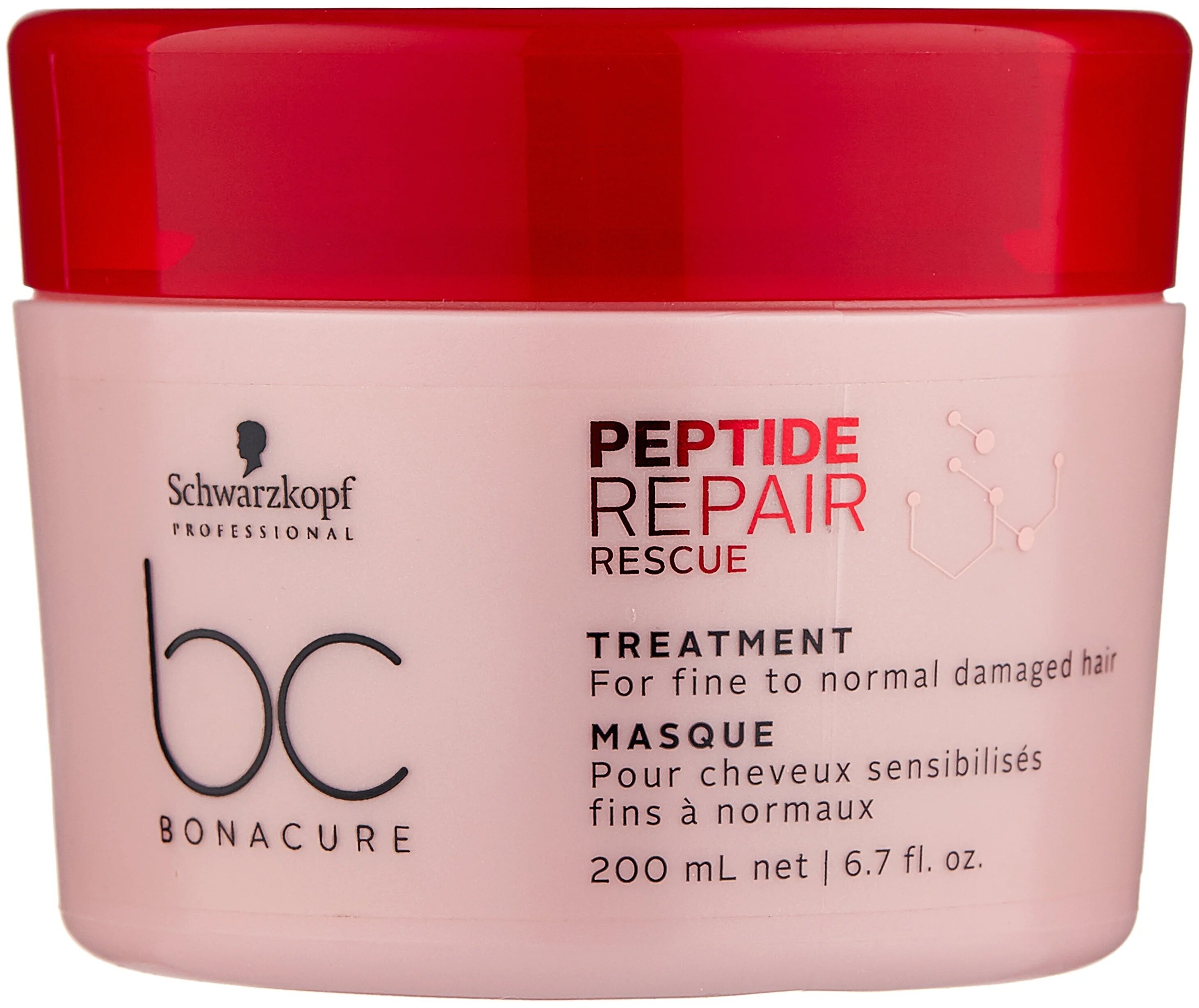 Маска для волос восстанавливающая Schwarzkopf Professional BonaCure Peptide Repair Rescue 200 мл