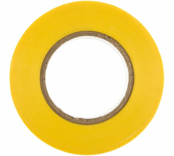 Изолента Volsten V02-7Y-13х15-20 0,13х15 мм, желтая, 20 метров 9791 15085563 - фотография № 3