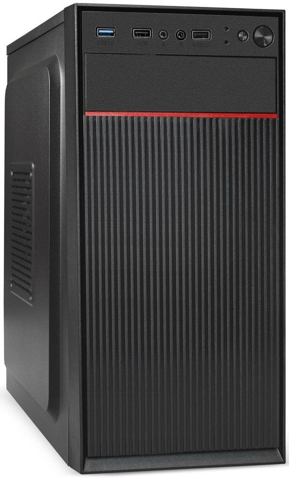 Корпус Minitower ExeGate BAA-113U (mATX без БП 2*USB+1*USB3.0 аудио черный)