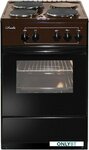 Электрическая плита Лысьва 301 коричневая - изображение