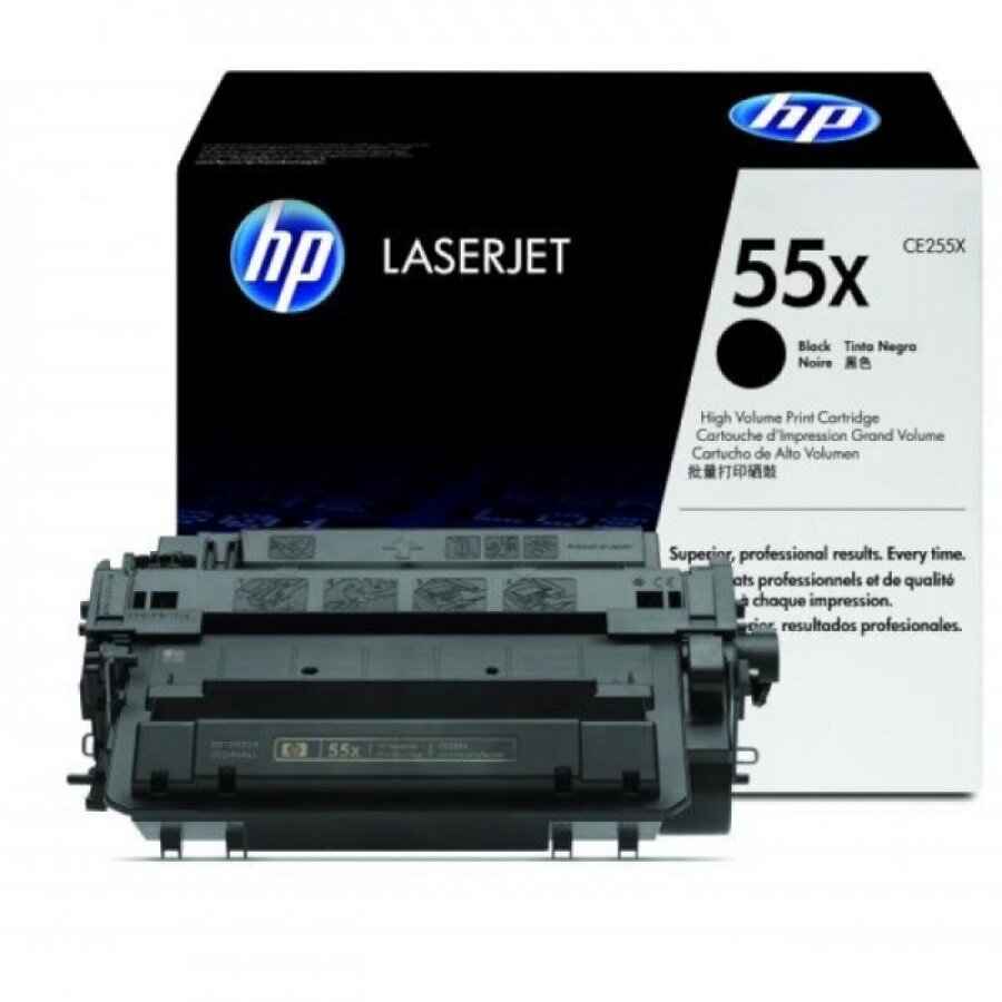 Лазерный картридж Hewlett Packard CE255X (HP 55X) Black