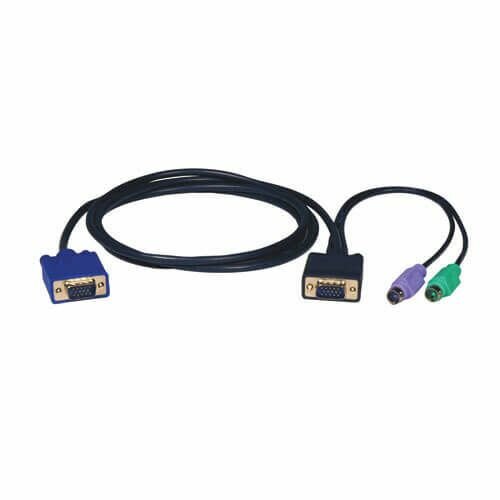 Кабель Tripplite PS/2 (3-in-1) Cable Kit for KVM Switch B004-008 6-ft