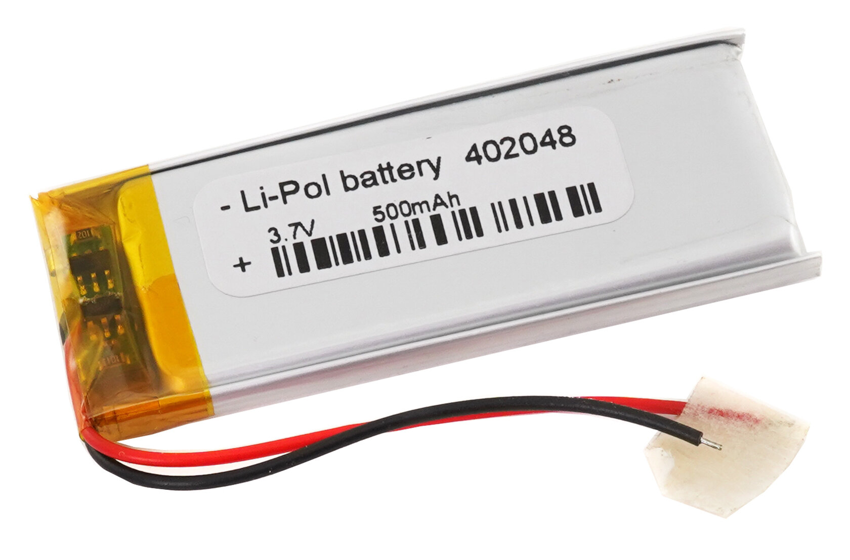 Аккумулятор Li-Pol (батарея) 4x20x50mm 2pin 3.7V 500mAh