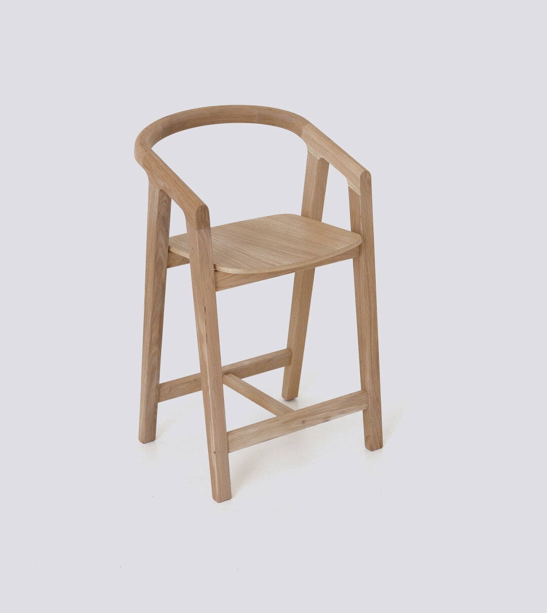 Барный стул паллето мебель эрго беленый дуб высота сидения 65см - фотография № 1