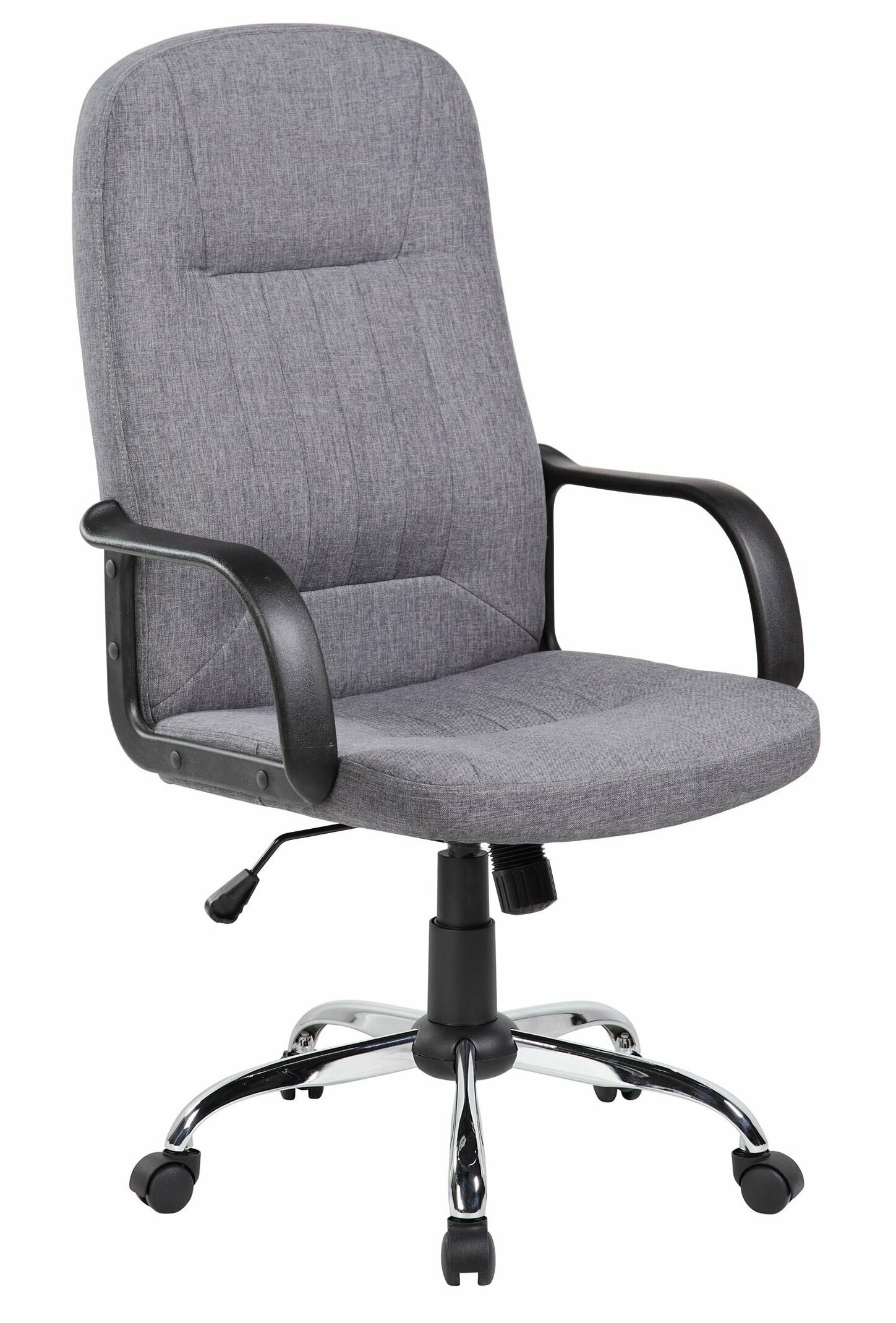 Компьютерное кресло для руководителя Riva Chair 9309-1J Серая ткань