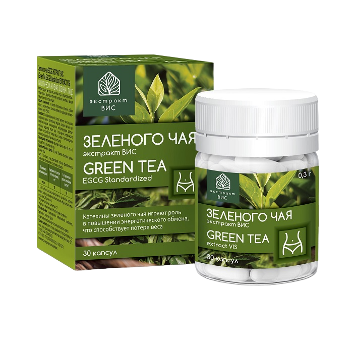 Зеленого чая EGCG экстракт ВИС (Green Tea EGCG Standardized EXTRACT VIS) 03г №30