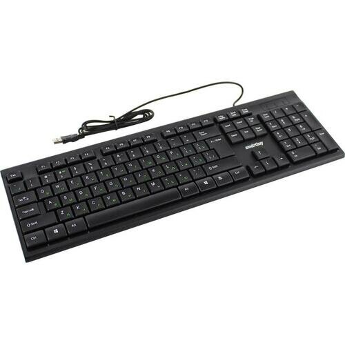 клавиатура проводная SMARBUY ONE 114 USB черный Smartbuy - фото №1