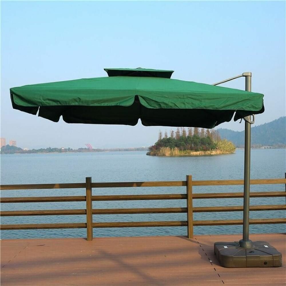 Зонт для кафе Афина AFM-300SQ Green - фотография № 1