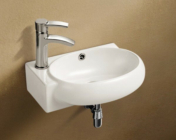 Weltwasser Раковина WeltWasser SK AISBACH 5011L подвесная белая глянец