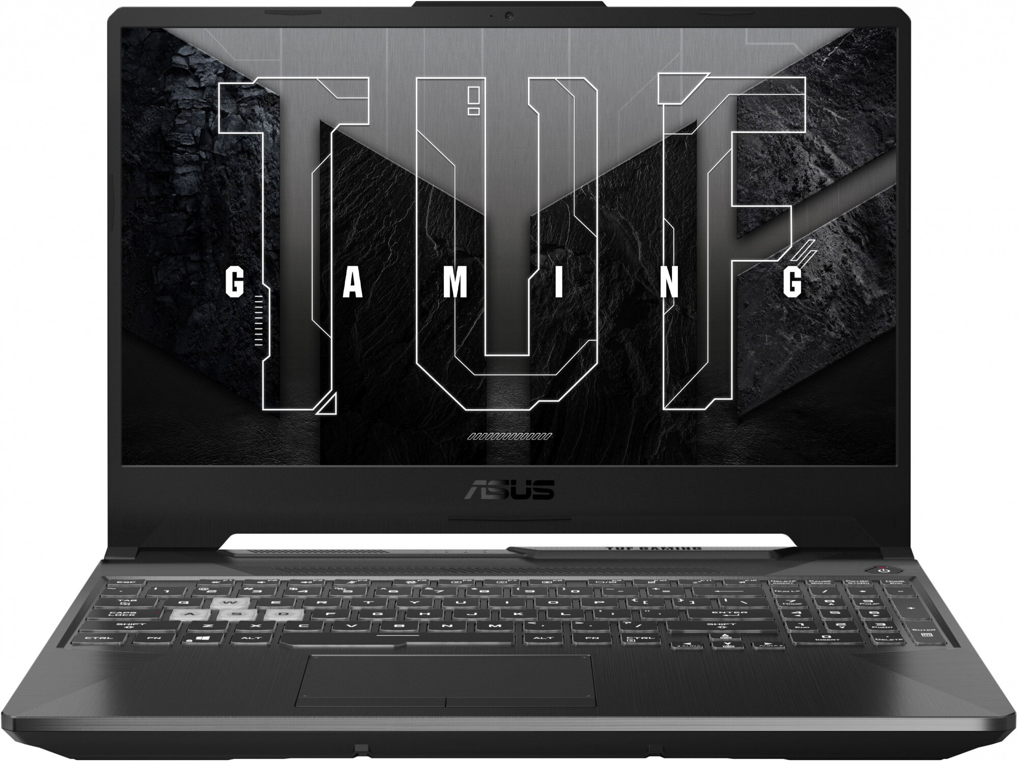 ASUS Ноутбук Asus TUF Gaming F15 FX506HC-HN011 Core i5 11400H 8Gb SSD512Gb NVIDIA GeForce RTX 3050 4Gb 15.6" IPS FHD (1920x1080) noOS black WiFi BT Cam 90NR0724-M01890