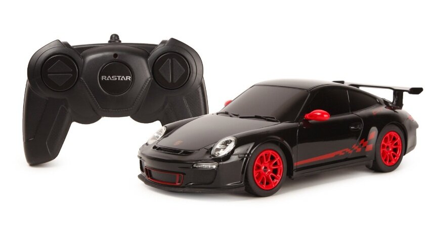 Машинка на радиоуправлении Rastar Porsche 911 GT3 RS (арт.39900), 1:24, черная