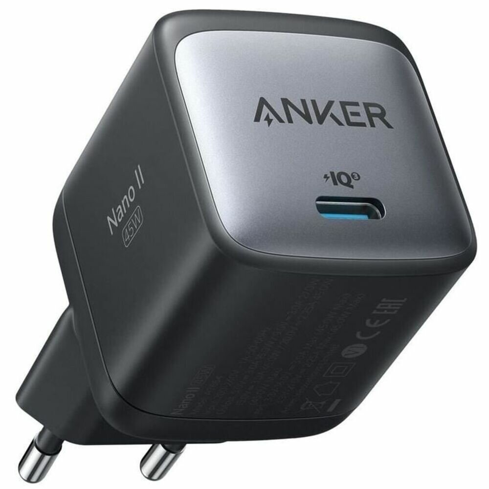 Сетевое зарядное устройство Anker PowerPort Nano II 45Вт USB Type-C черное