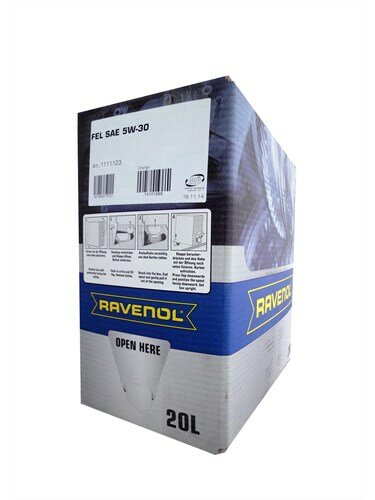 Синтетическое моторное масло RAVENOL FEL SAE 5W-30, 20 л