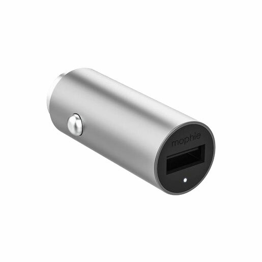 Автомобильное зарядное устройство Mophie Car Charger USB-A -12Вт - серая