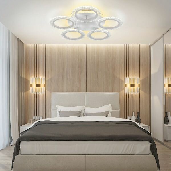Потолочная люстра Natali Kovaltseva Groove LED LAMPS 81194 - фото №6