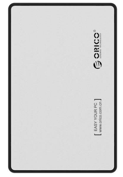 Внешний контейнер для HDD 2.5 SATA Orico 2588US3-SV USB3.0 серебристый