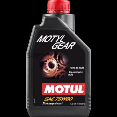 MOTUL 105782 Масло трансми-ое 75W80 MOTUL 1л полус-ка Motylgear GL4/GL5 PEUGEOT/CITROEN/RENAU