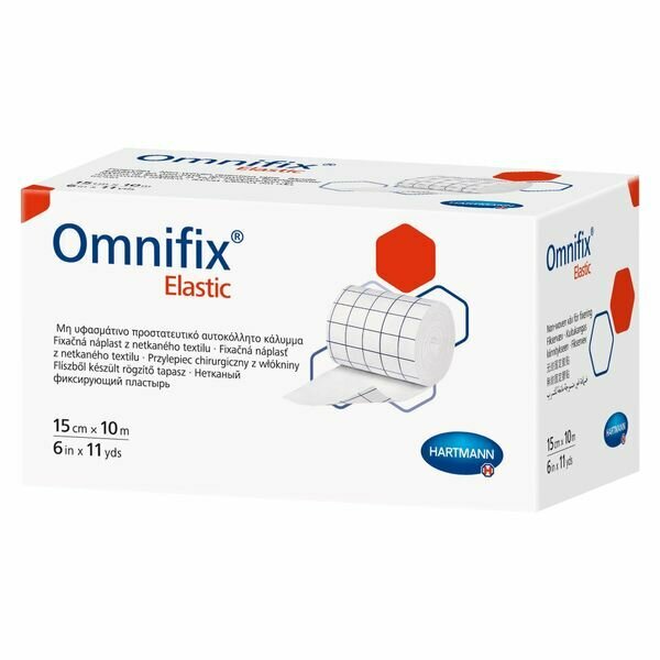 Hartmann OMNIFIX Elastic пластырь фиксирующий из нетканого материала гипоаллергенный 15х1000 см