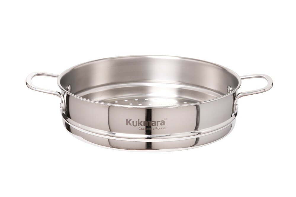 фото Дополнительная секция к мантоварке KUKMARA STS26.00, зеркальная полировка, 26 см