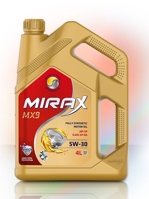 Масло моторное MIRAX MX9 SAE 5W-30 API SP ILSAC GF 6A 4 л 607029