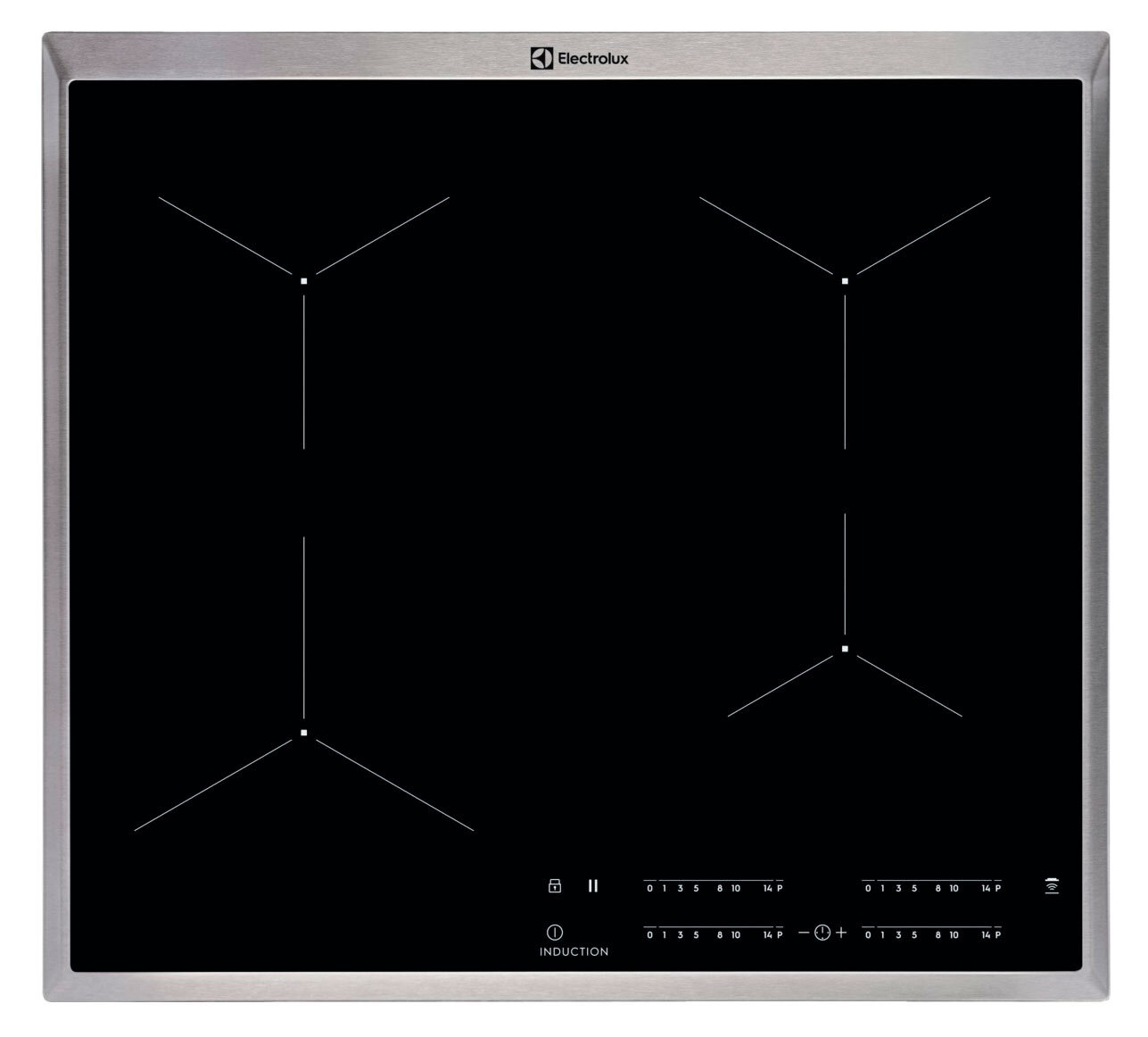 Индукционная варочная поверхность Electrolux EIT60443X черный