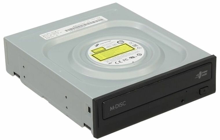 Оптический привод DVD-RW LG GH24NSD5, черный