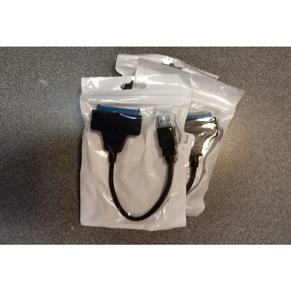 Переходник (адаптер) USB 2.0-SATA с дополнительным питанием (для ...
