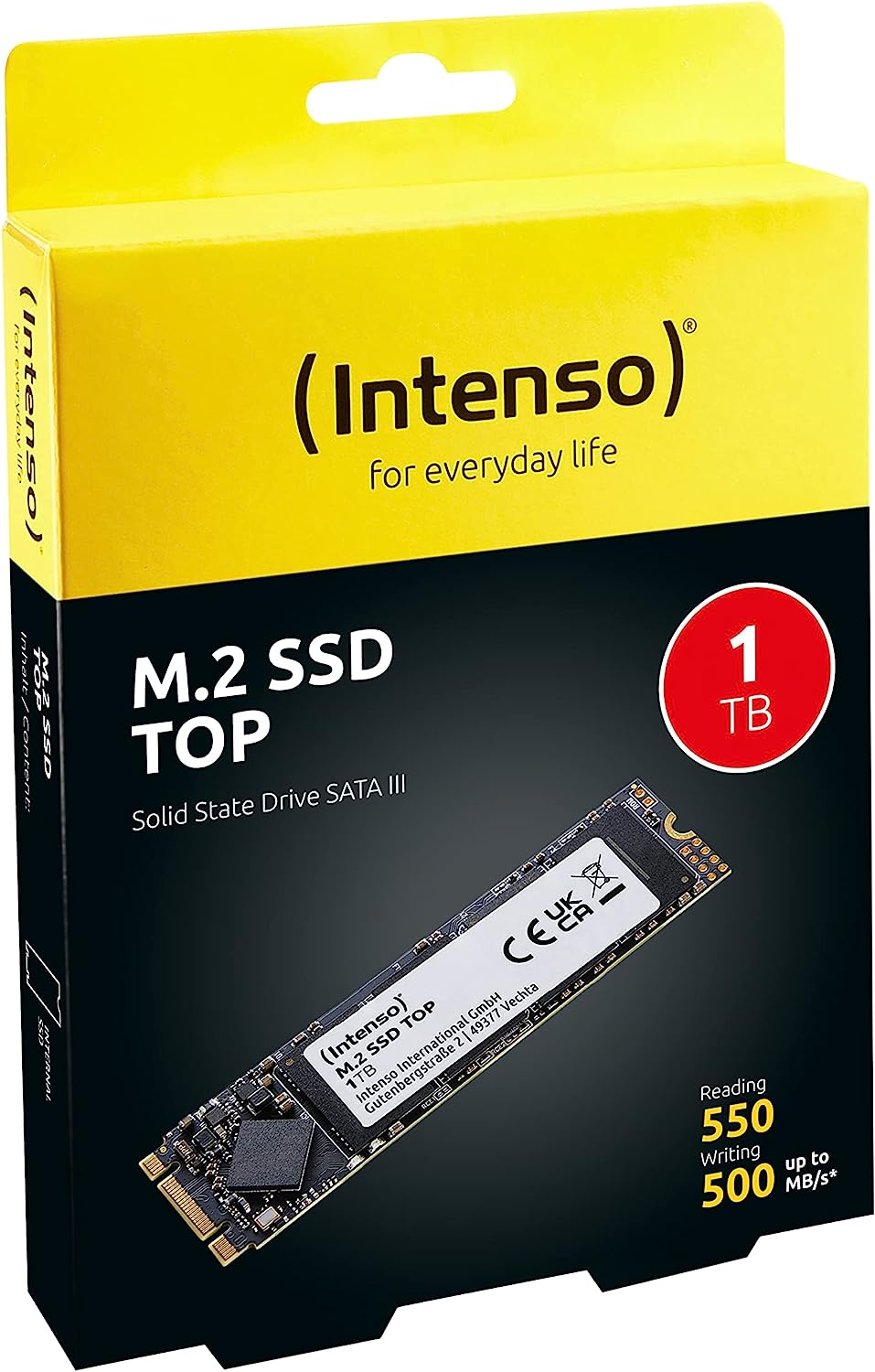 Intenso SSD диск INTENSO M.2 SSD SATA III Top, 1 TB