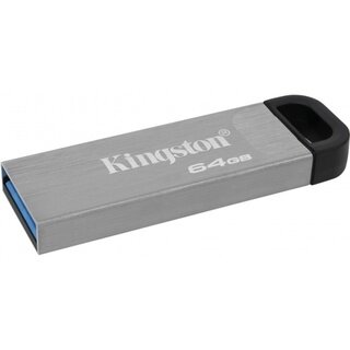 Флешка Kingston DataTraveler Kyson 64 ГБ, 1 шт., серебристый