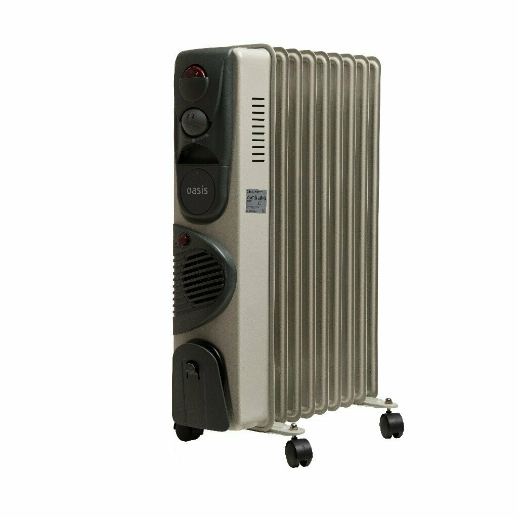Радиатор Oasis, 7 секций, напольный, 1.5 кВт, BB-15T