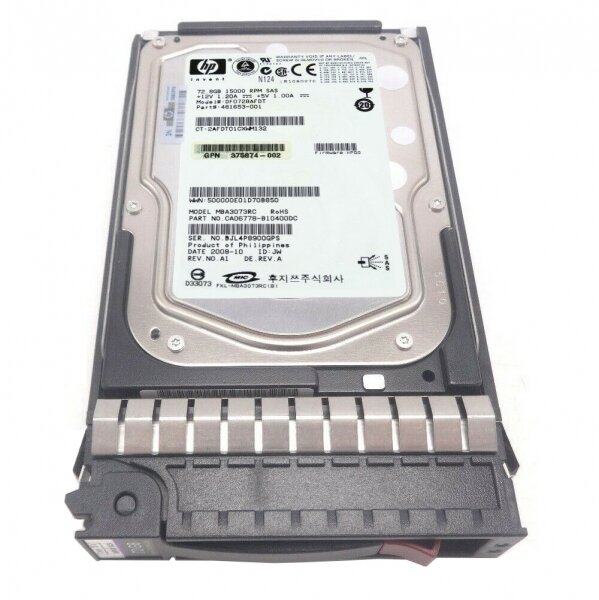   HP DF072BAFDT 72,8Gb SAS 3,5" HDD