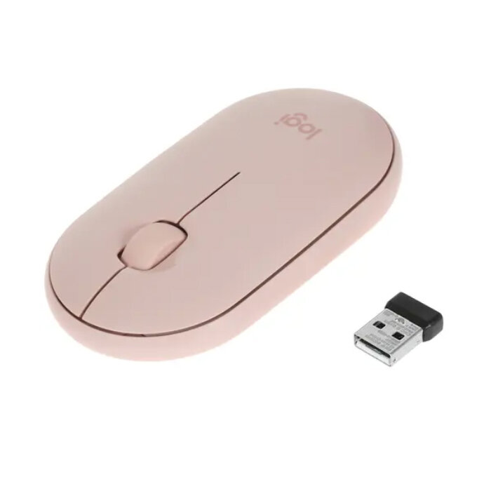 Logitech мышь Logitech Wireless Mouse M350 Pink (910-005575)