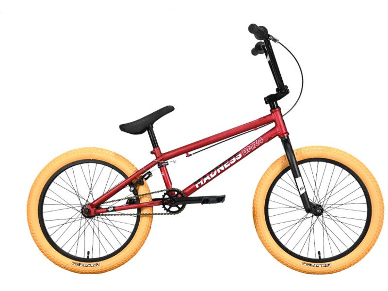 Экстремальный велосипед Stark Madness BMX 4, год 2023, цвет Красный-Черный