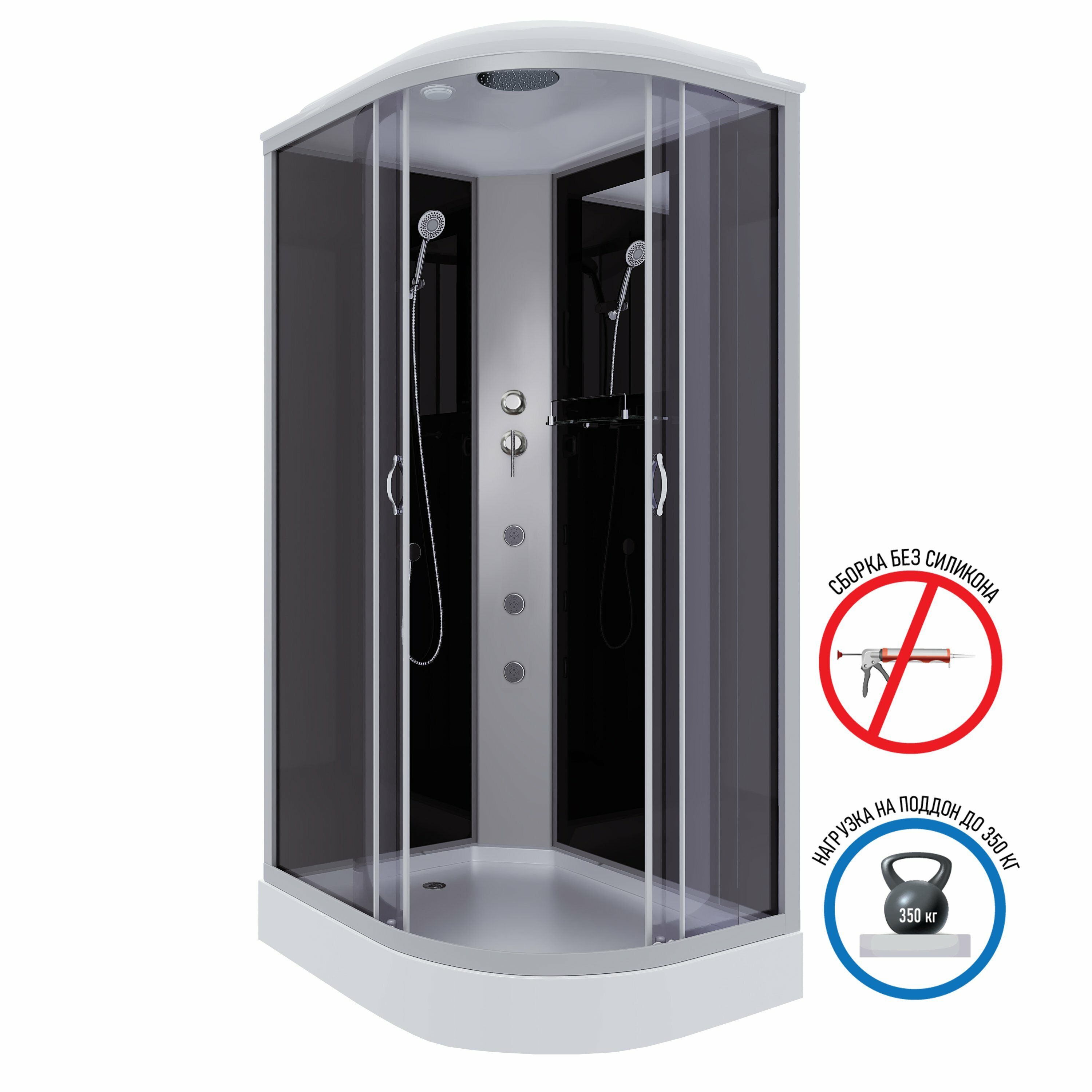 Душевая кабина Niagara Classic 80х120 35121433LG - фото №2