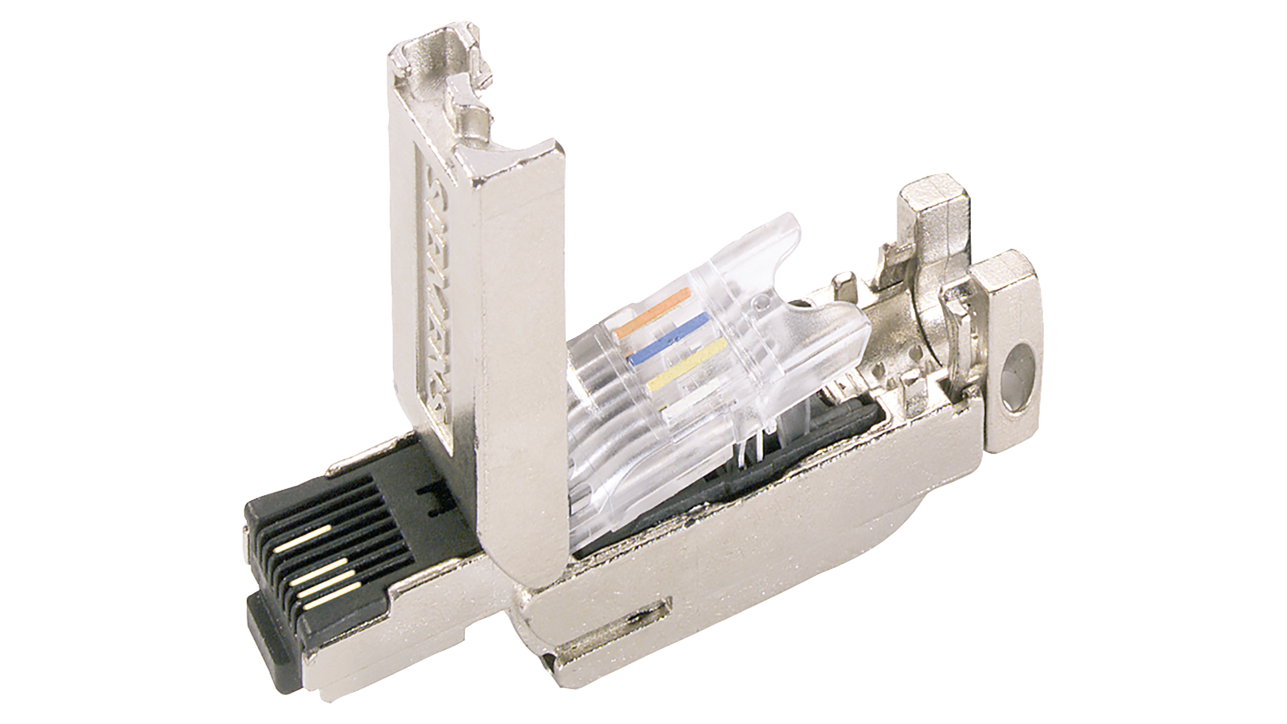 Штекерный соединитель SIMATIC NET IE FC RJ45 штекер 180 RJ45 6GK1901-1BB10-2AA0 Новый 100% Оригинал с завода не восстановленный