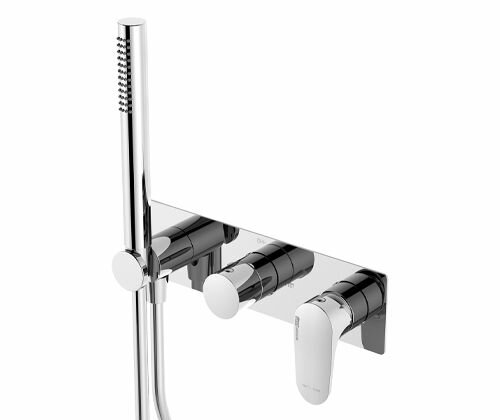 Смеситель для ванны и душа WasserKRAFT Dinkel 5800 5877, Хром