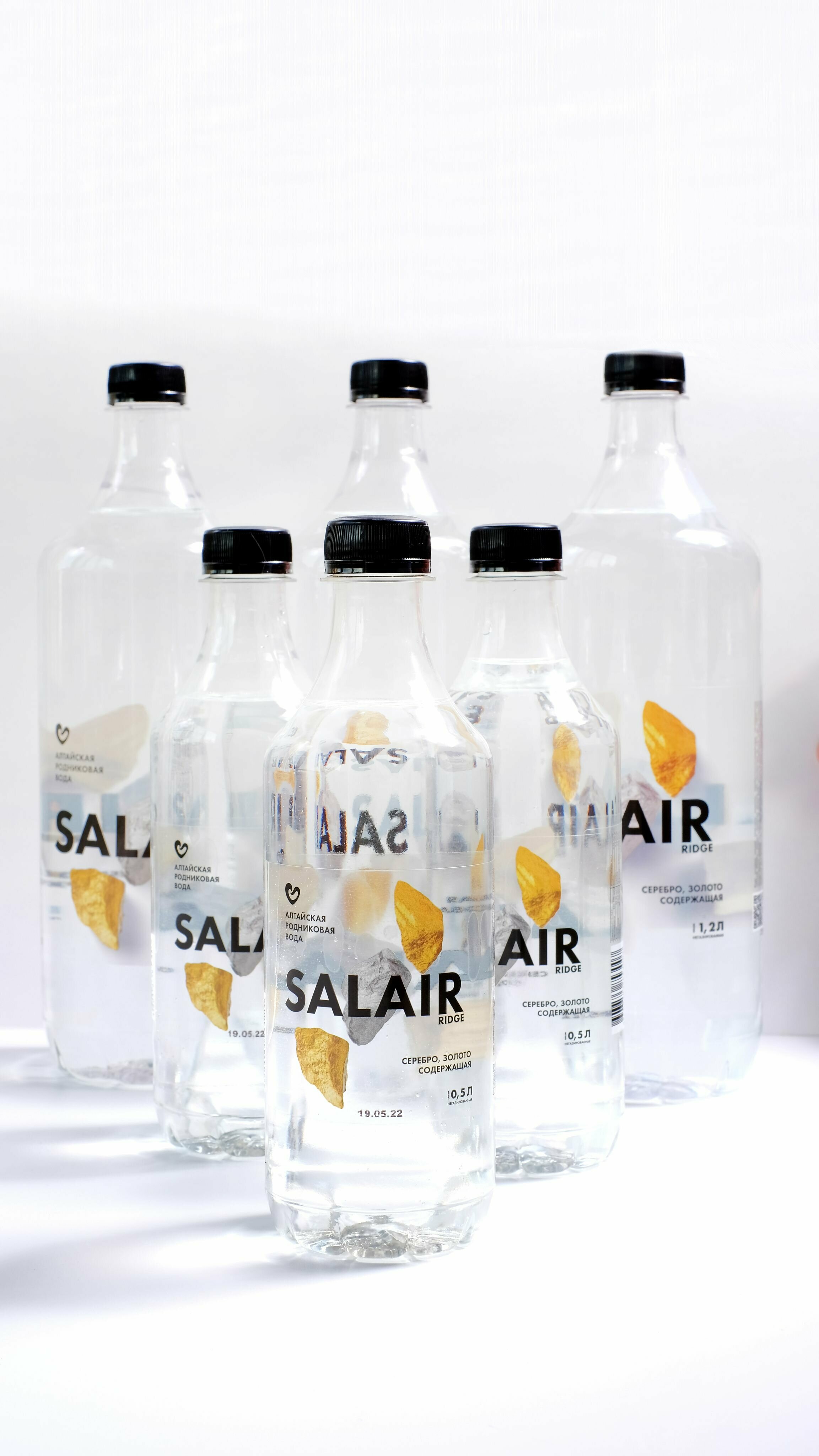 Вода SALAIR RIDGE с золотом и серебром питьевая высшей категории качества, негазированная, 0,5 л - фотография № 7