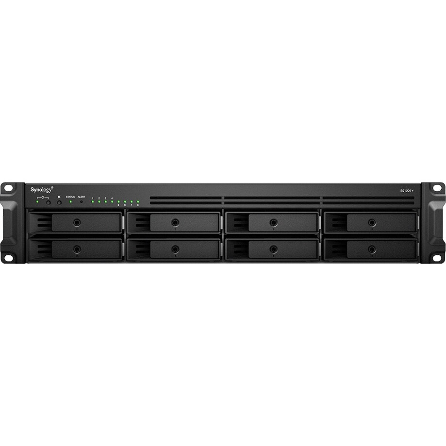 Synology СХД стоечное исполнение 8BAY 2U NO HDD RS1221RP+ SYNOLOGY