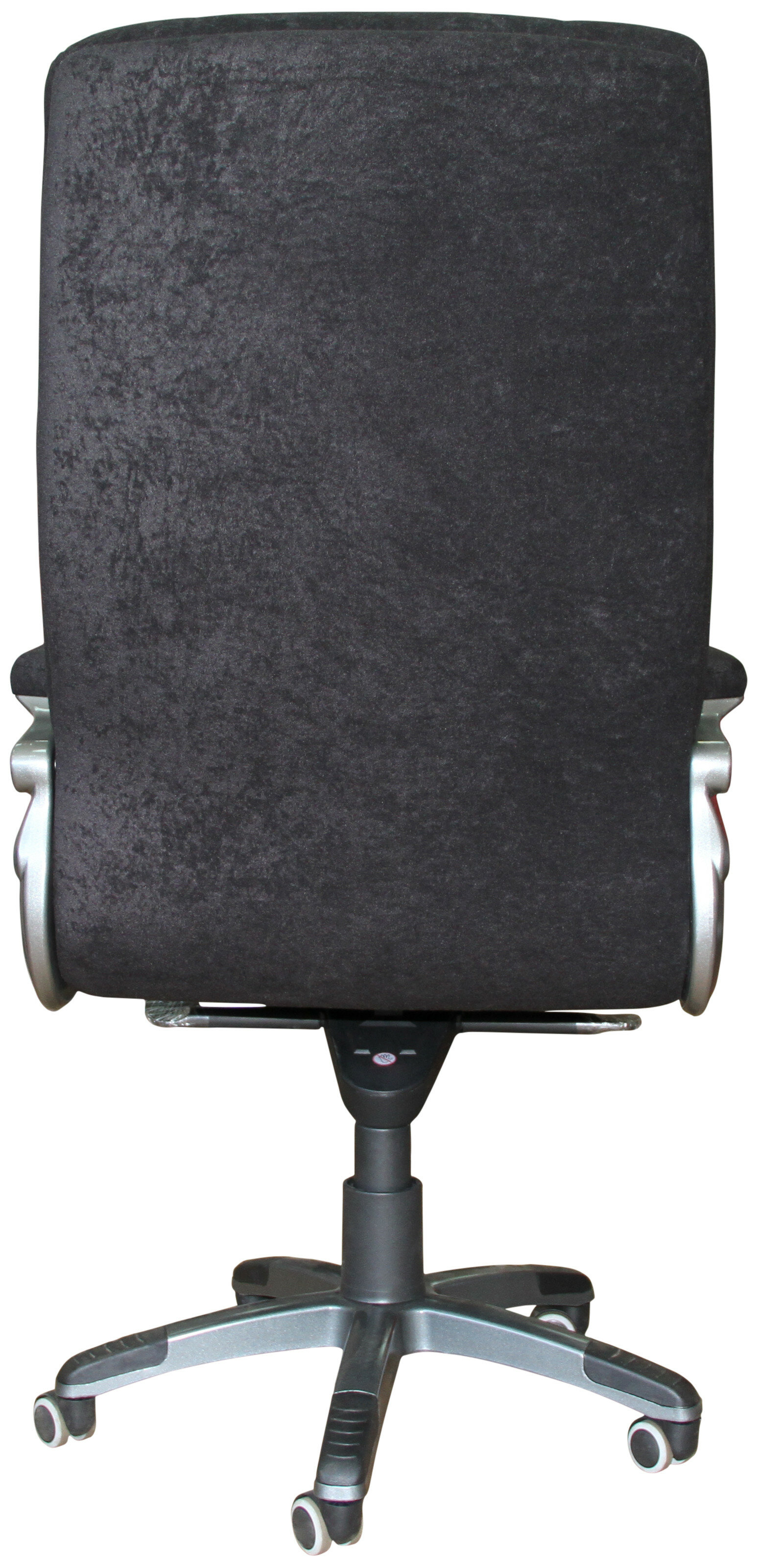 Кресло Q-15 SILVER ткань черная (антикоготь) - фотография № 3