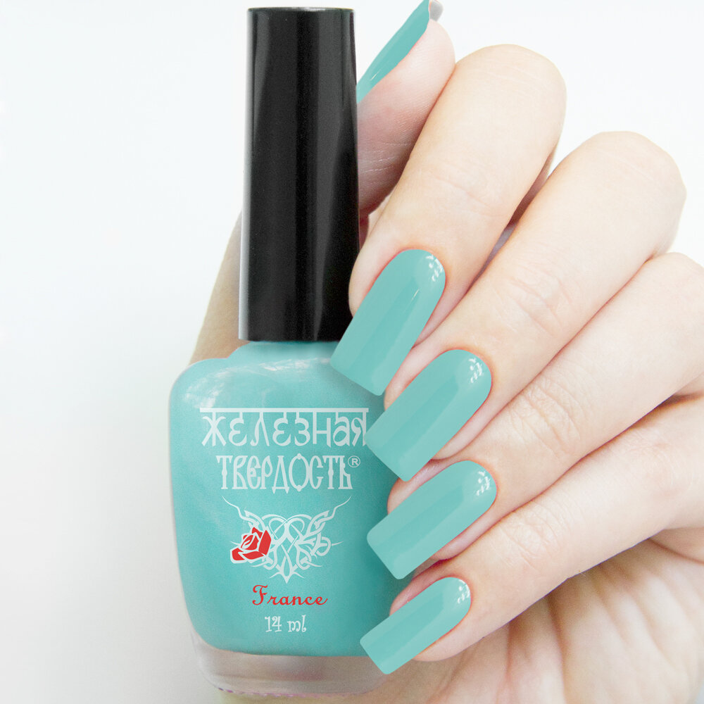 фото Лечебный лак железная твердость EL CORAZON Iron Hard мятный бриз цвет 14 мл.