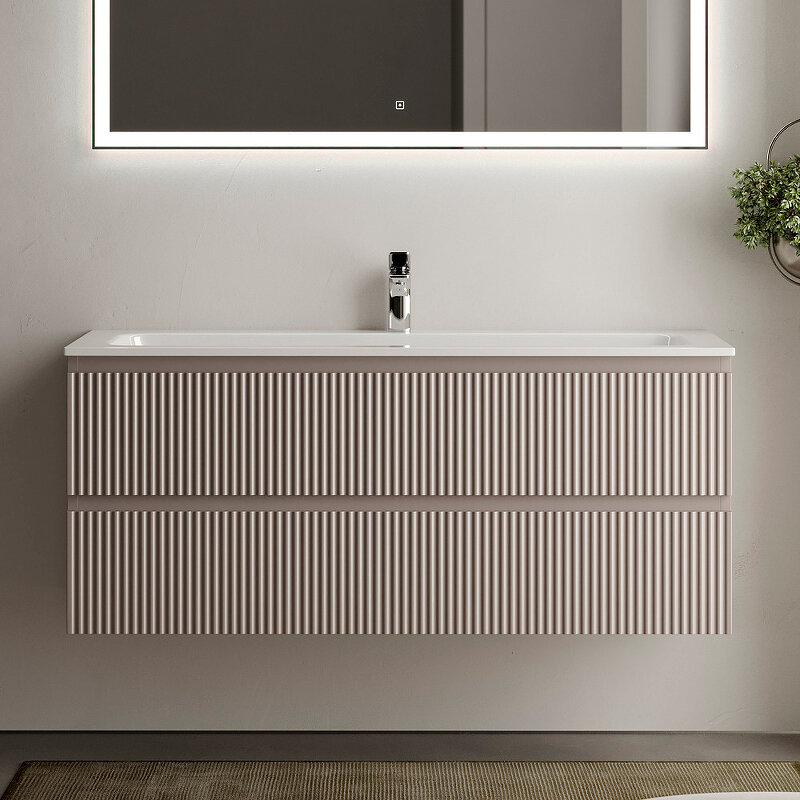 Тумба под раковину Sancos Snob R 120 SNR120SM doha soft - фото №2