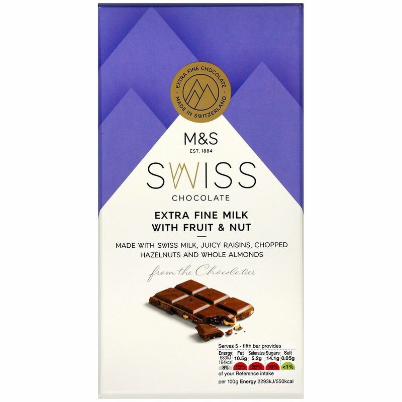 Кондитерский сюрприз-бокс Mark and Spencer Swiss Chocolate Gift Bag Швейцарский шоколад - фотография № 10