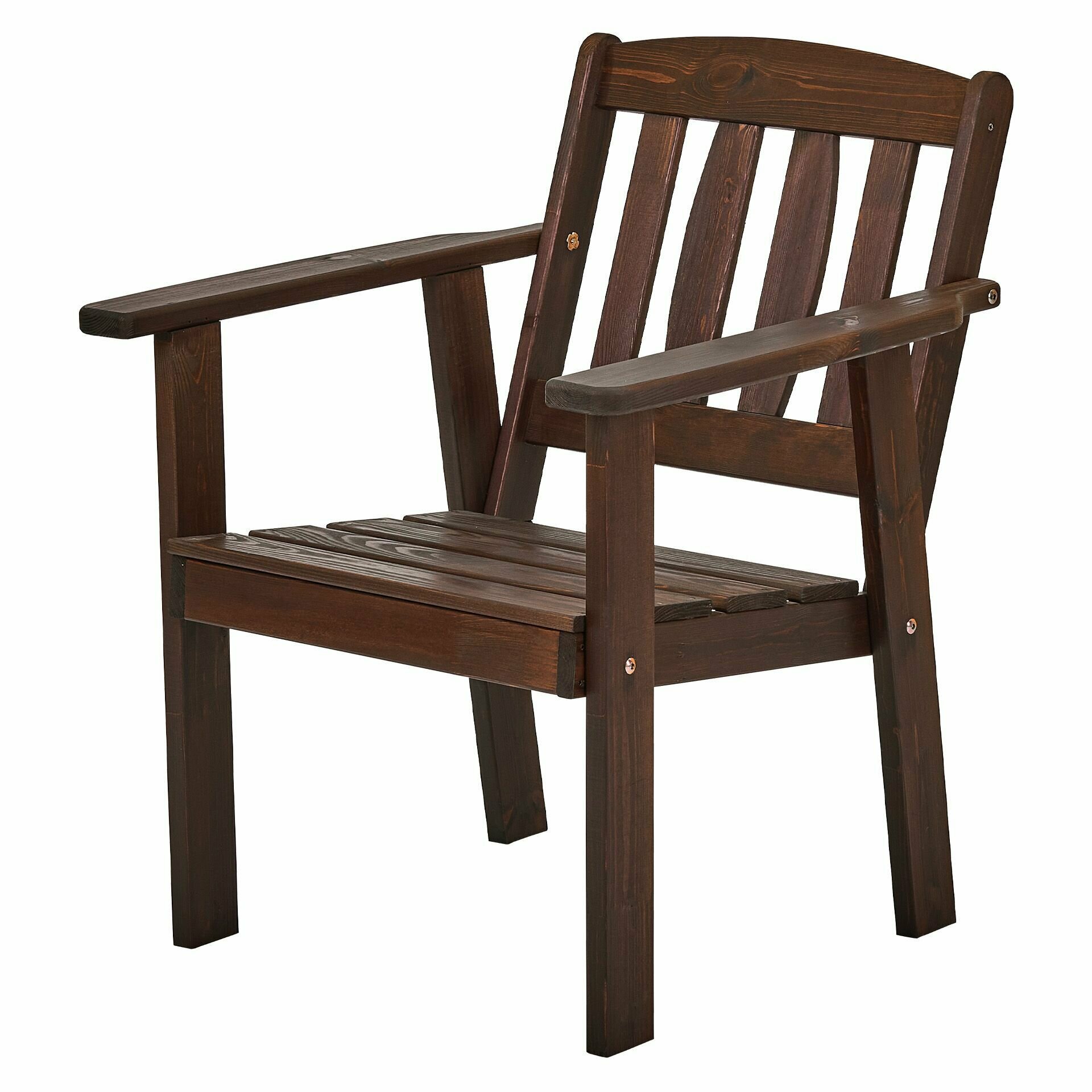 Кресло СОЛО,сосна окрашенная палисандр InterLink - фото №1