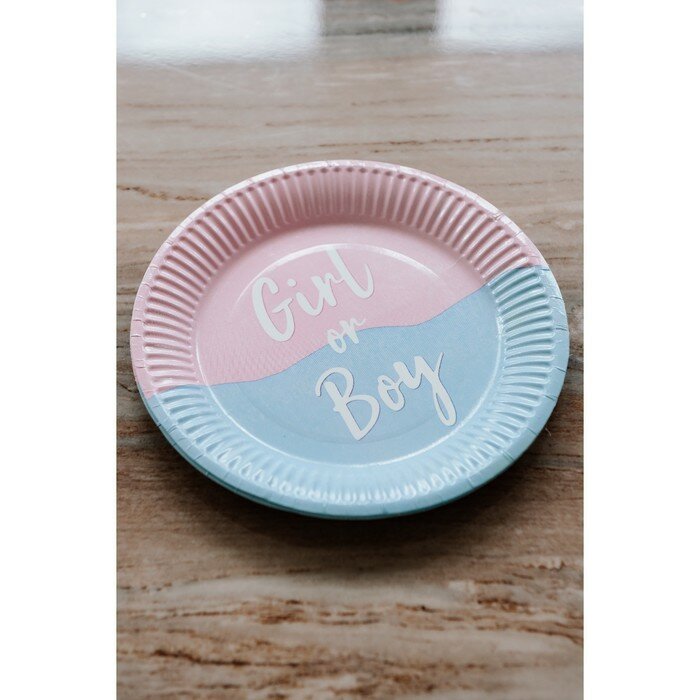 Набор бумажной посуды «Мальчик /Девочка» - фотография № 8